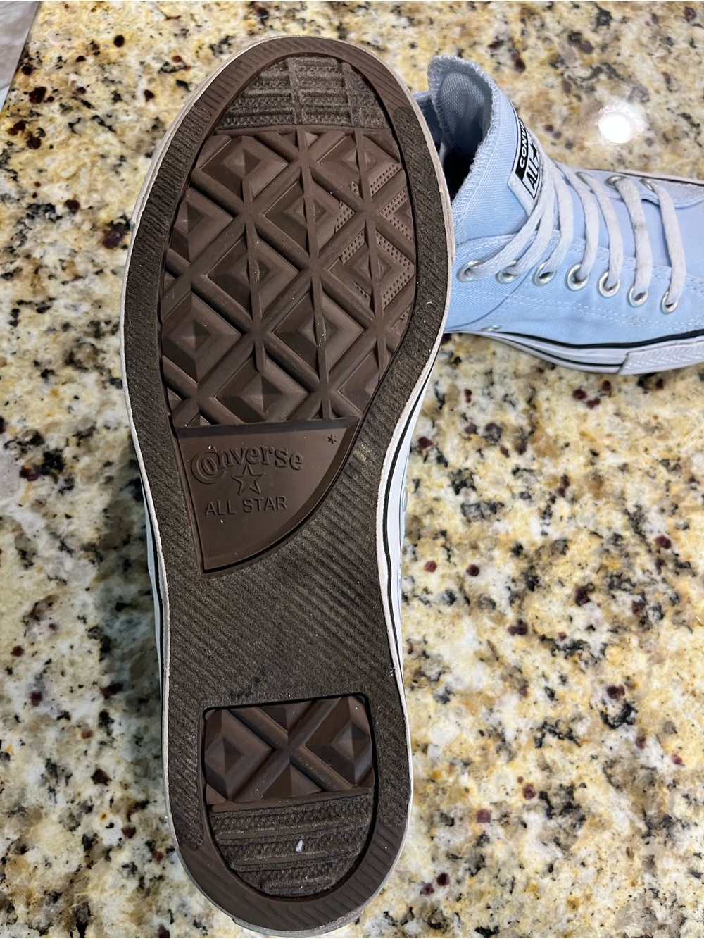 Converse All-Star Light Blue Low Top Canvas Sneakers Men’s 9 Women’s 11 - Picture 4 of 13